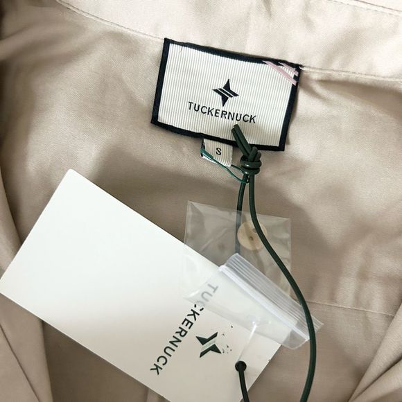 Tuckernuck Sand Roux Mini Long Sleeve Classic Chic Dress Size Small NWT - Picture 7 of 8